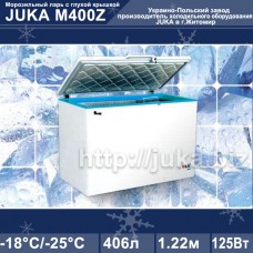 Морозильна скриня (лар) з глухою кришкою JUKA  M400Z